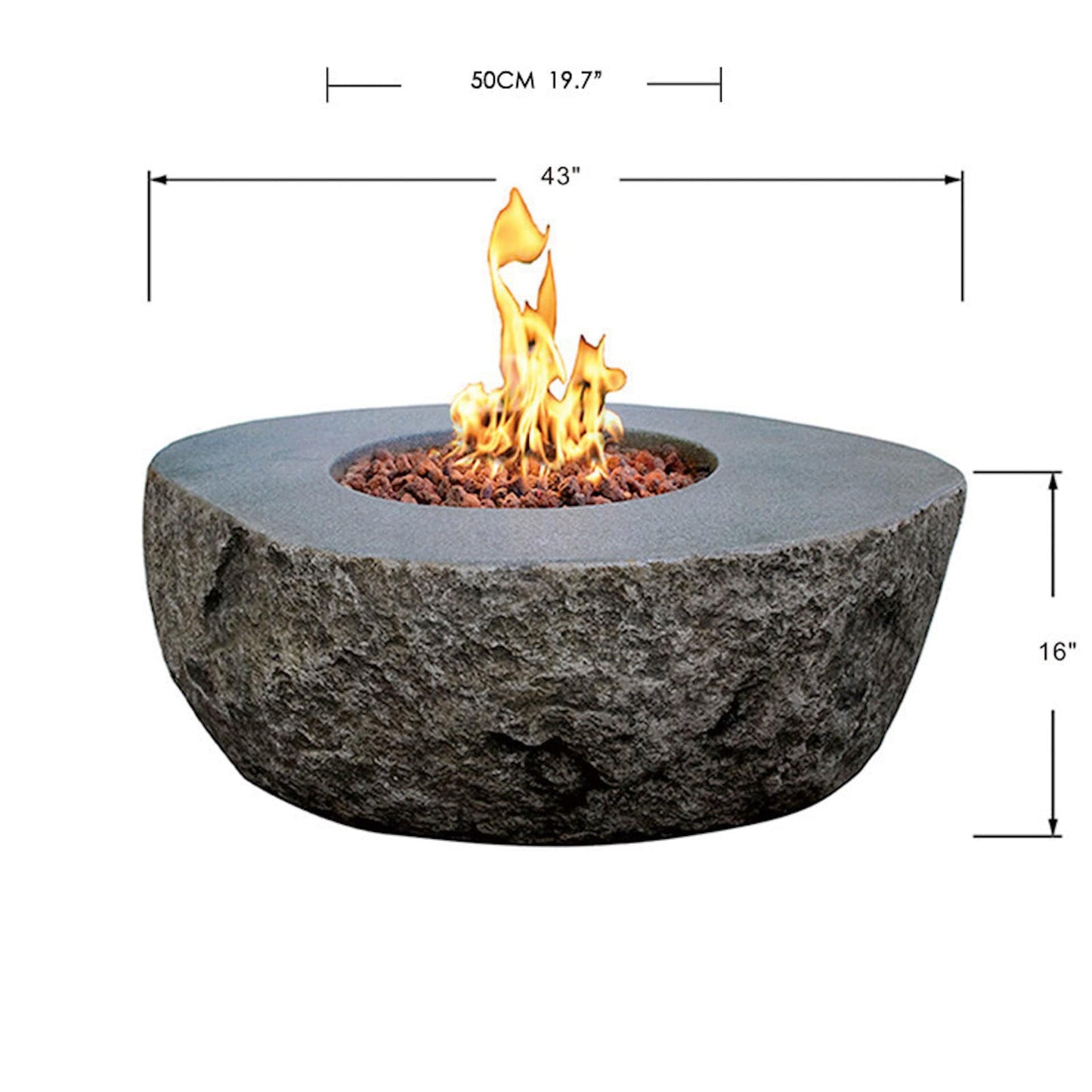 BOULDER FIRE TABLE