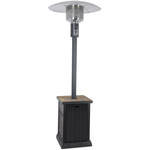 Patio Heater With Tile Tabletop